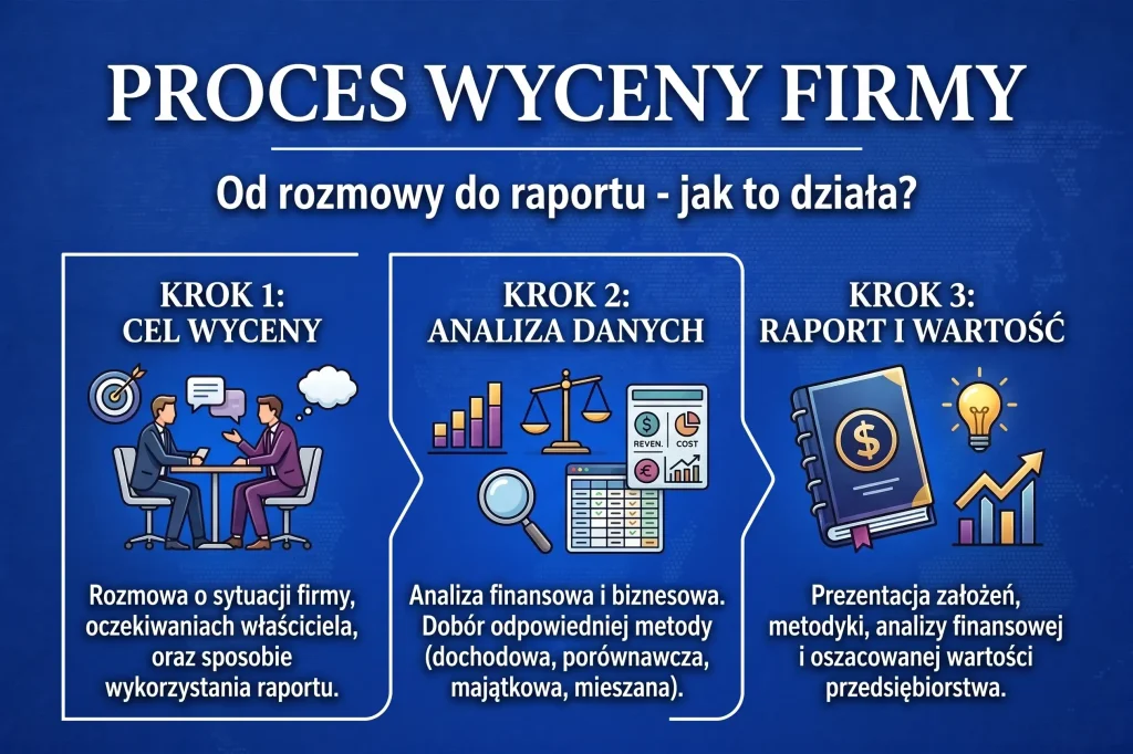 Proces wyceny firmy w Łodzi-infografika-Marcin Ślawski