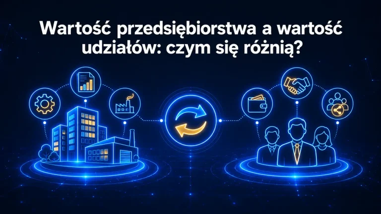 Wartość przedsiębiorstwa a wartość udziałów-czym się różnią-jakie są różnice-Marcin Ślawski-Łódź-Wycena Firmy-Wycena Przedsiębiorstwa